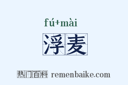 浮麦是什么意思的图片